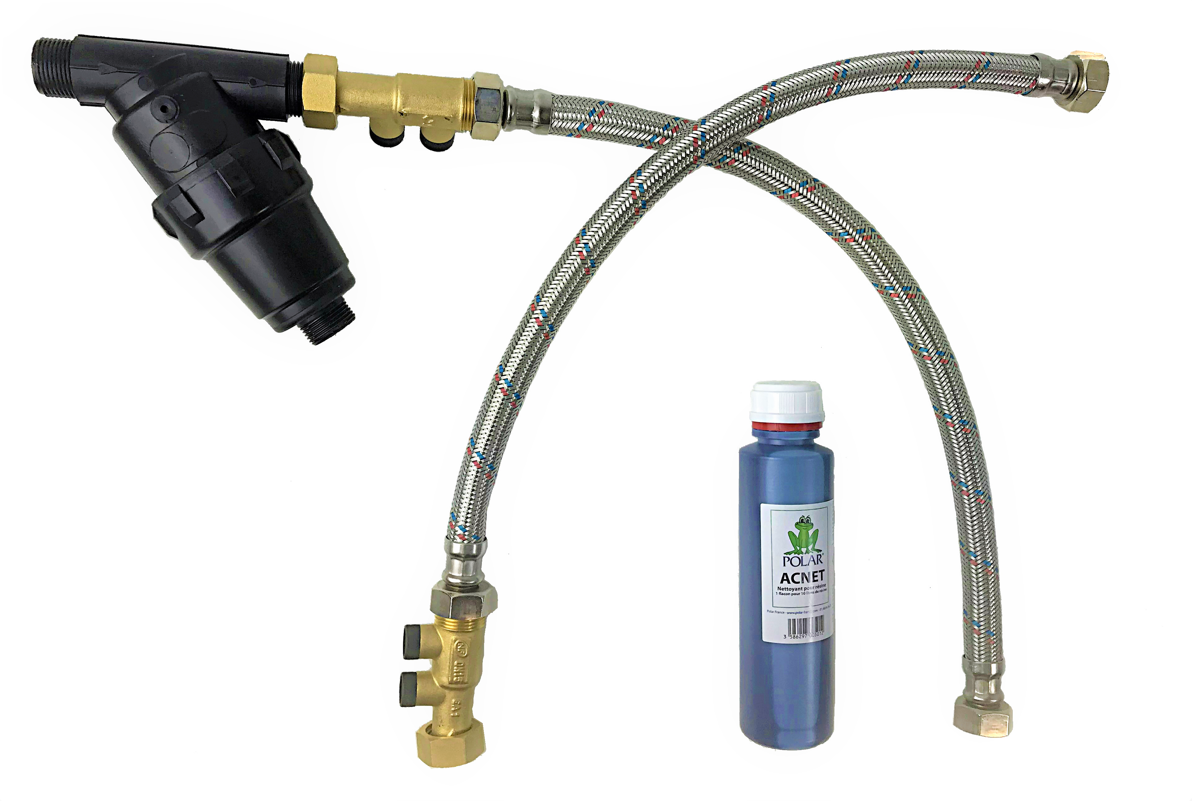 Cartouche filtre à eau Polar Cartouche filtrante anti-goût/odeur/pesticides  - jetable - 480l/h - 5 bar - pour filtre clicofse